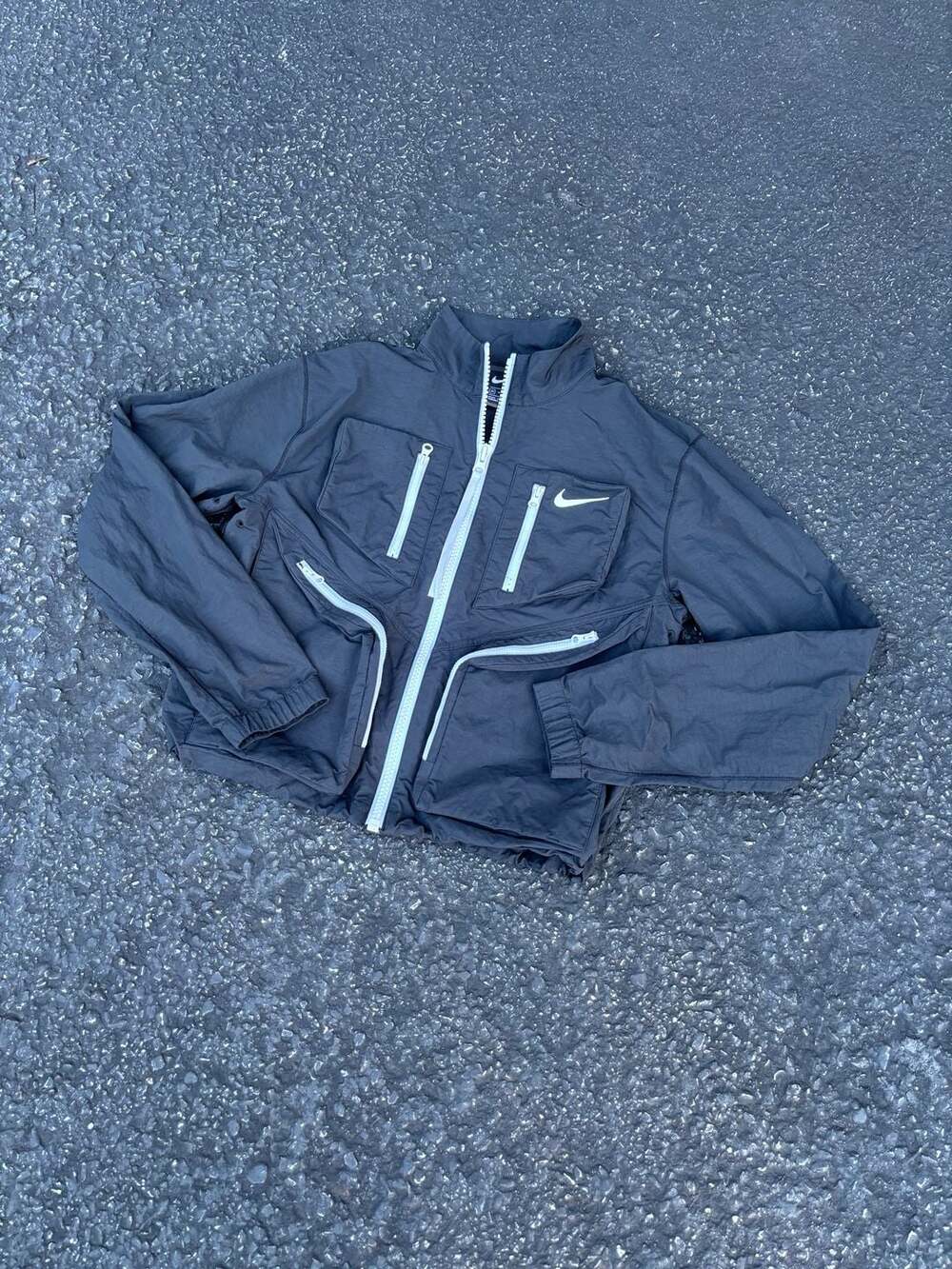Nike Tech Pack Utility Jacket Size XS Black Windbreaker CU6036-010